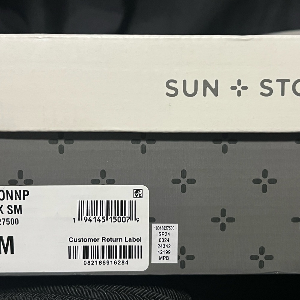 Sun + Stone Women's Black Platform Sandals - Picture 4 of 6